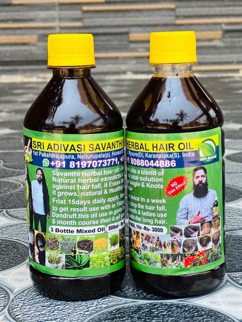 Vinay& Savanthi Adivasi Herbal Hair Oil